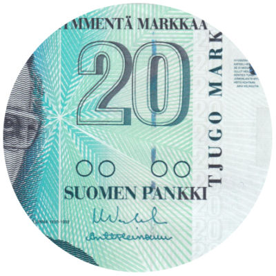 20 Markkaa 1993 Litt.A